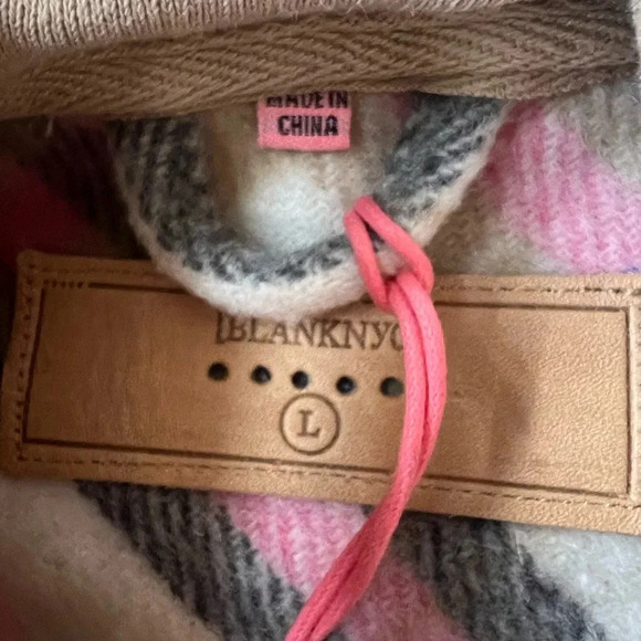 NWT BLANK NYC Girls Plaid Hooded Shirt Jacket - Picture 5 of 6